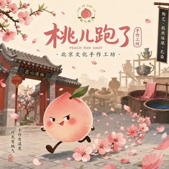 廖媛媛 · 《TAOTAO·桃跑了》景泰蓝桃文创