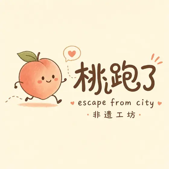 廖媛媛 · 《TAOTAO·桃跑了》景泰蓝桃文创