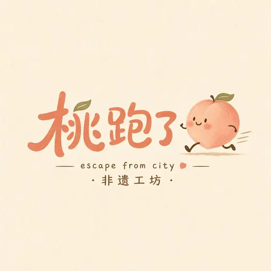 廖媛媛 · 《TAOTAO·桃跑了》景泰蓝桃文创