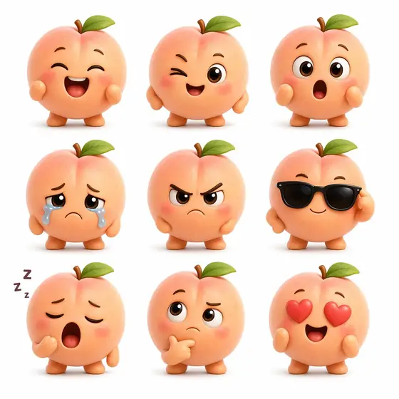 袁园 · 《桃趣扑克》桃子吉祥物扑克牌 IP