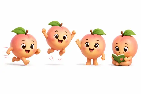 袁园 · 《桃趣扑克》桃子吉祥物扑克牌 IP