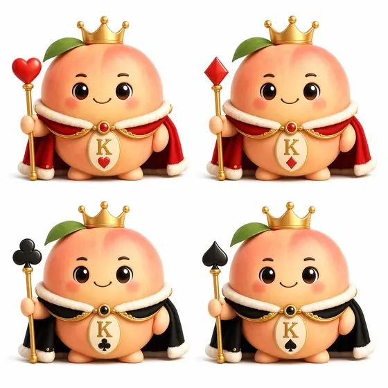袁园 · 《桃趣扑克》桃子吉祥物扑克牌 IP
