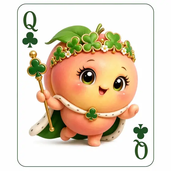 袁园 · 《桃趣扑克》桃子吉祥物扑克牌 IP