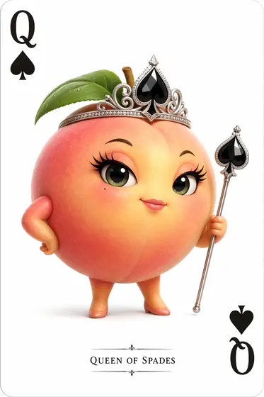 袁园 · 《桃趣扑克》桃子吉祥物扑克牌 IP