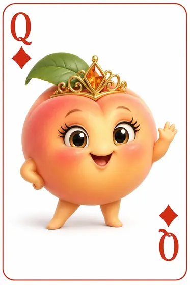 袁园 · 《桃趣扑克》桃子吉祥物扑克牌 IP