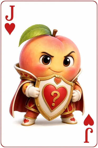 袁园 · 《桃趣扑克》桃子吉祥物扑克牌 IP