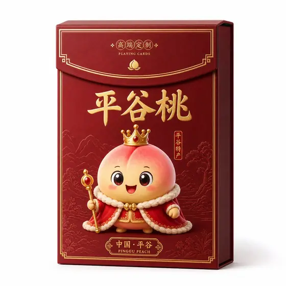 袁园 · 《桃趣扑克》桃子吉祥物扑克牌 IP